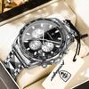 POEDAGAR Sport Men Watch Waterproof Luminous Chronograph Date Quartz Military Man Wristwatch Stainless Steel Men's Watches Reloj