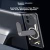 Heat Dissipation Phone Case for Vivo IQOO12, Full Lens Protection Anti-Drop Shockproof Corner Protection Transparent Metal Magnetic Cooling Pad, Black