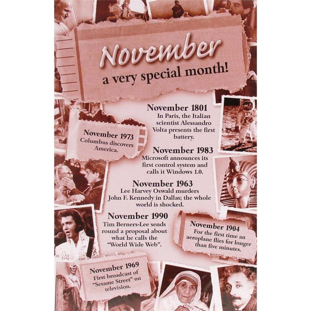 Miko-Monatschronikkarte (November)