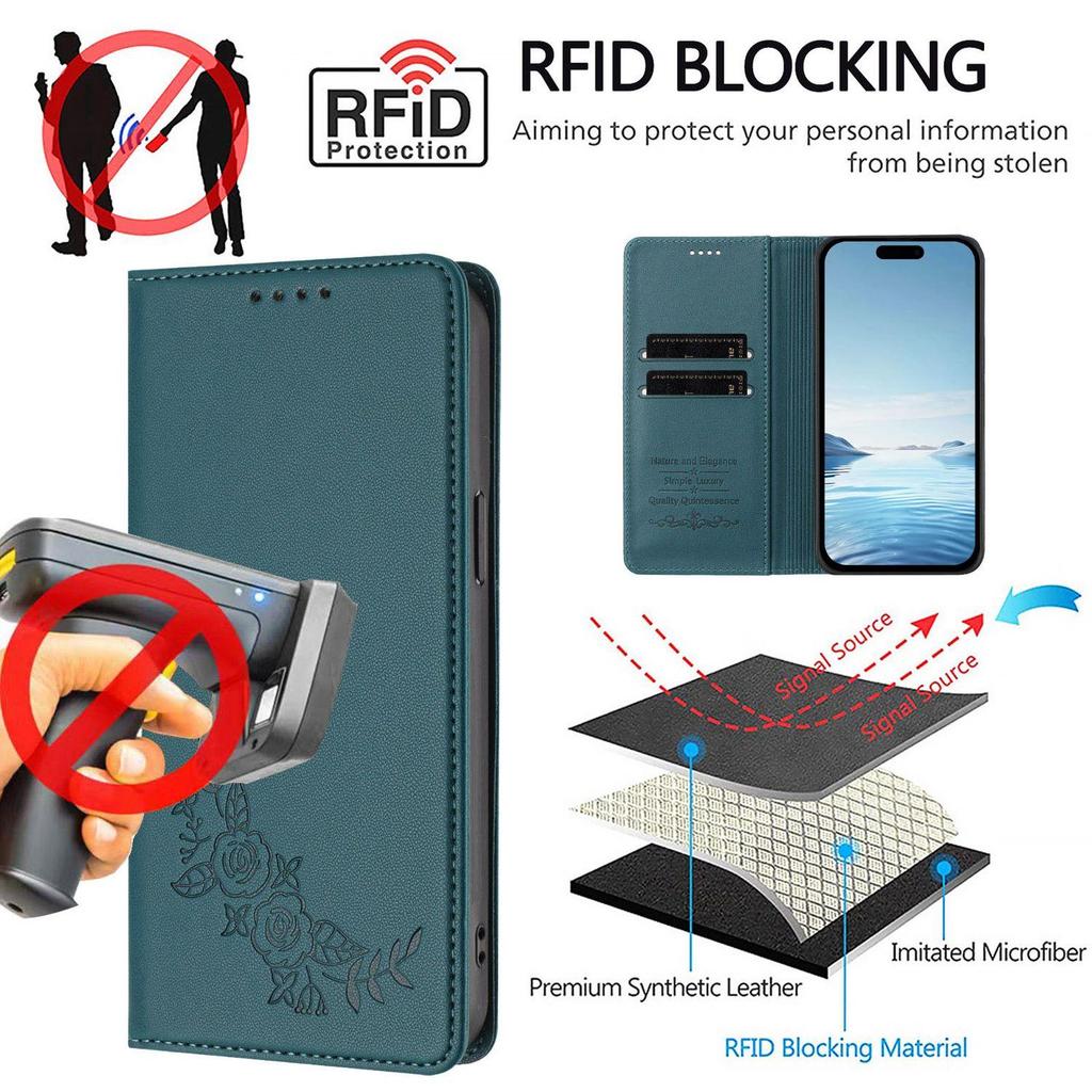 Wallet Flip Case For XiaoMi RedMi 15A R70 17 A7 Pro 4G 5G K90 K100 Pro Max K70E K60 Ultra RFID Blocking Magnetic Closure Cover