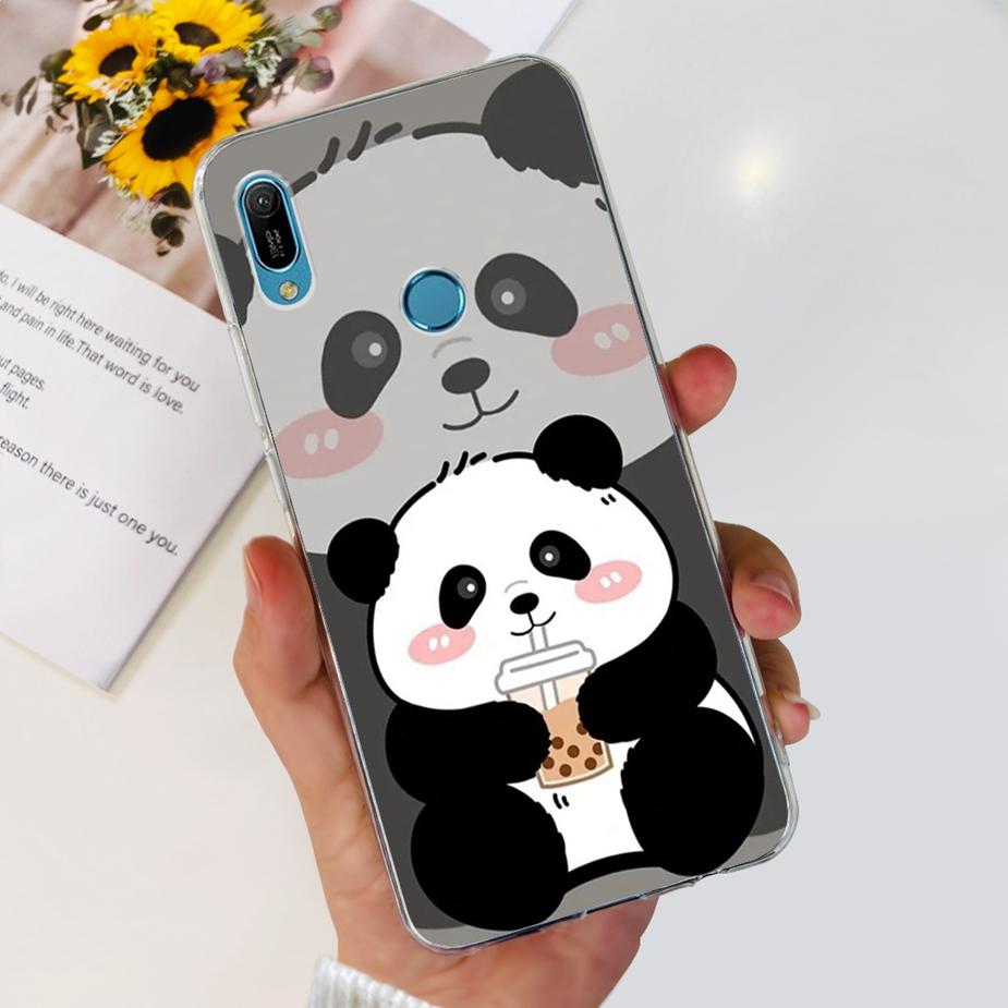 For Huawei Y6 2019 Case Y6 Prime 2019 Fashion Painted Cover Clear Silicone Phone Case For Huawei Y6s 2019 Y6 Pro 2019 Soft Shell