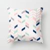 New Ins Style Pink Geometric Love Series Pillowcase Sofa Pillow Car Cushion Cover