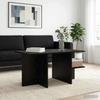 Coffee Table Black Oak 87 x 50 x 45 cm Particleboard