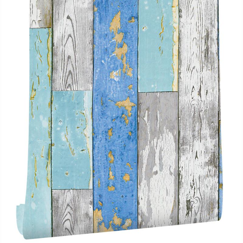 Colourful Wood Grain Peeling Adhesive Paper Furniture Decoration DIY Self-adhesive Film Solid Wood Touch Surface Easy To Clean