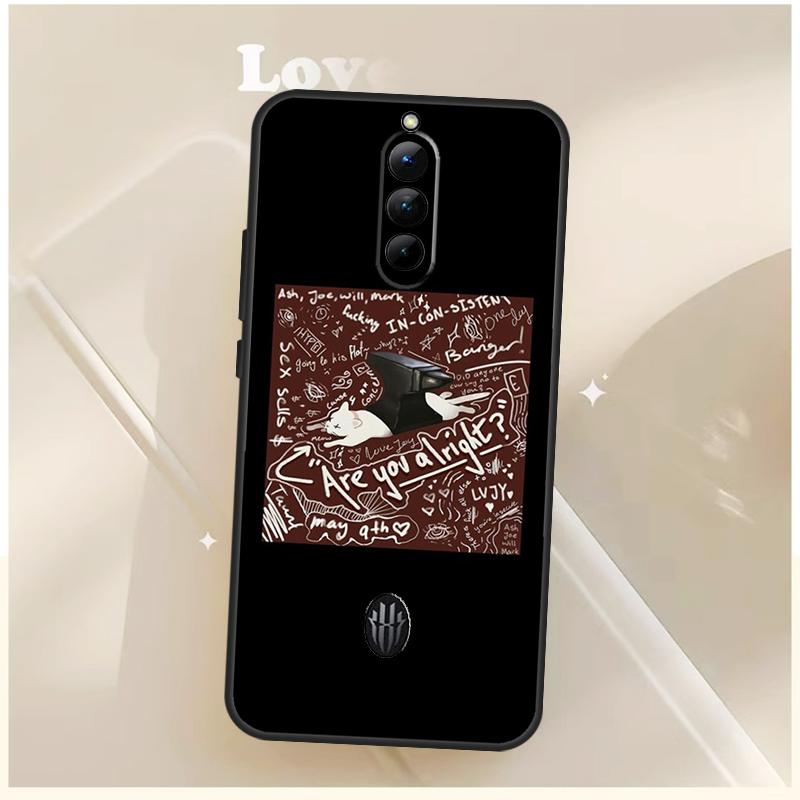 

Lovejoy Cat Are You Alright Case For ZTE Nubia Red Magic 10S 9S 8S 8 9 10 11 Pro Plus 6 7 7S 6S For RedMagic 10 Air Cover Red Magic 11 Pro