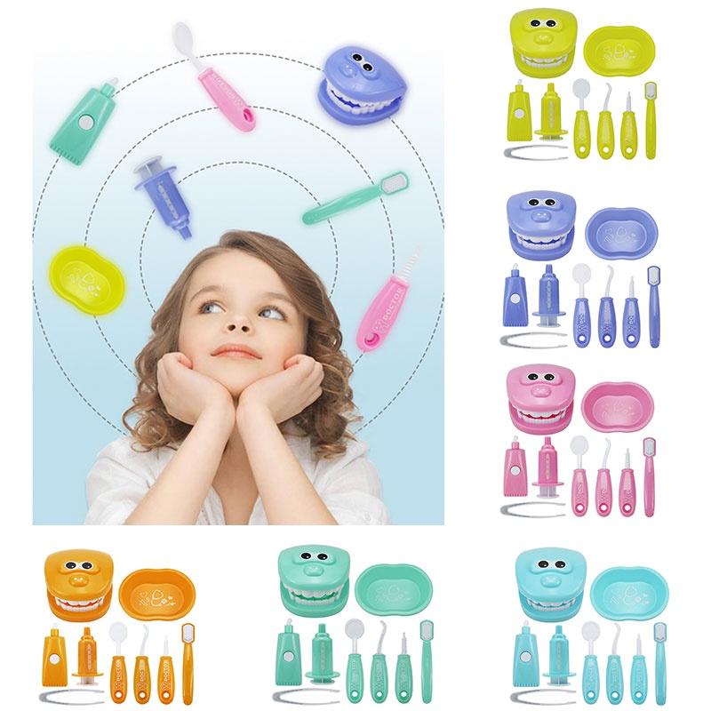 Zestaw zabawek dentystycznych do zabawy dla dzieci, zestaw medyczny