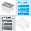 8pcs NEW with Felt Pad Chair Leg Cover No Scratches Slide Smoothly Furniture Feet Protectors No Noise Chair Leg Tips Caps Home