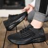 New large size fly-woven mesh breathable shoes soft sole non-slip lightweight casual shoes sports shoes