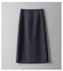 2025 Women's High Waist Slimming Midi Skirt - Spring/Autumn Bodycon with Slit