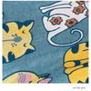 Multi-Layer Gauze Jacquard Floral Throw Blanket 80x160cm, Quick Dry Absorbent Large Cotton Bath Towel Soft Beach Towel for Couch Bed Napping Decor