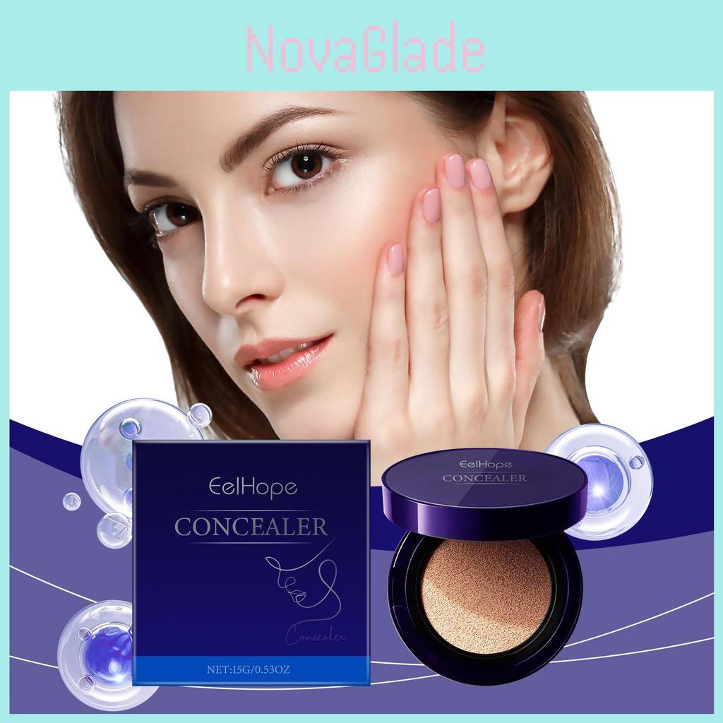 Eelhope Hydrating Concealer Foundation Cushion Cream For Brightening And Lightweight Makeup