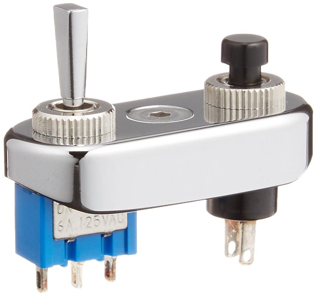 POSH Mini Flat AC 880240 Switch, Lever, Plated,