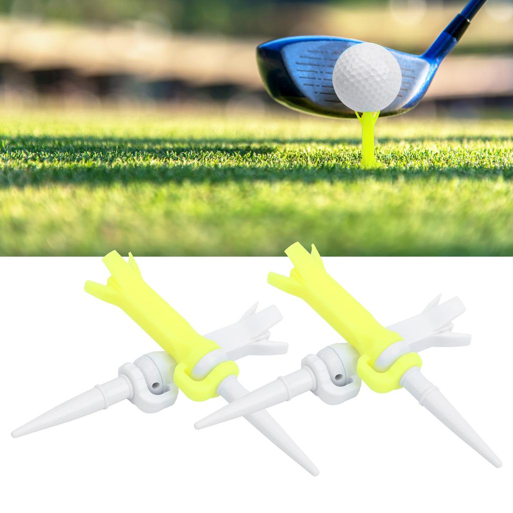 4 ks PU Plastové 4 drápkové golfové odpaliště 180 stupňů otočný držák pro hraní s míčky příslušenství