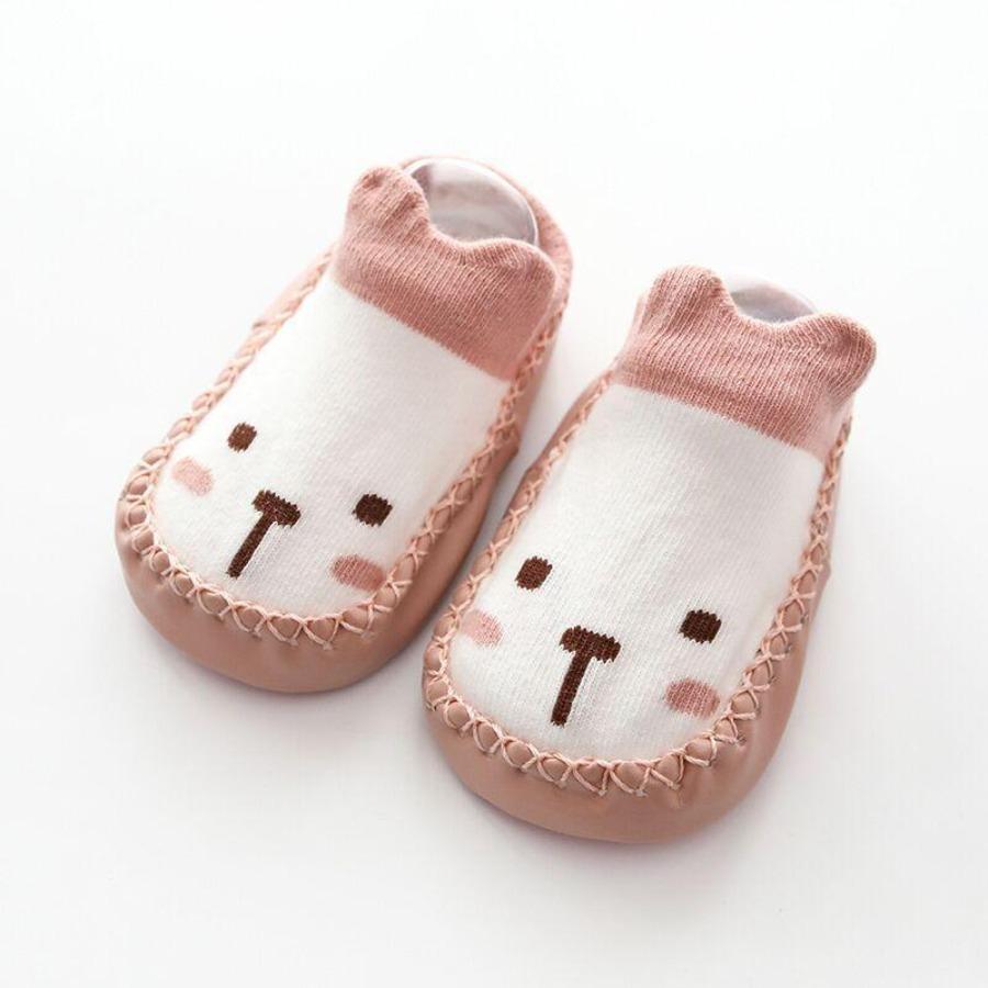 Baby Socks Slippers With Rubber Soles Girl Boy Infant Newborn Children Floor Socks Shoes Anti Slip Soft Sole Toddlers Indoor