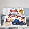 I Knew It I Knew You Cowboy Friendship Velvet Throw Blankets TS5 Blanket for Home Car Super Soft Bedroom Quilt,