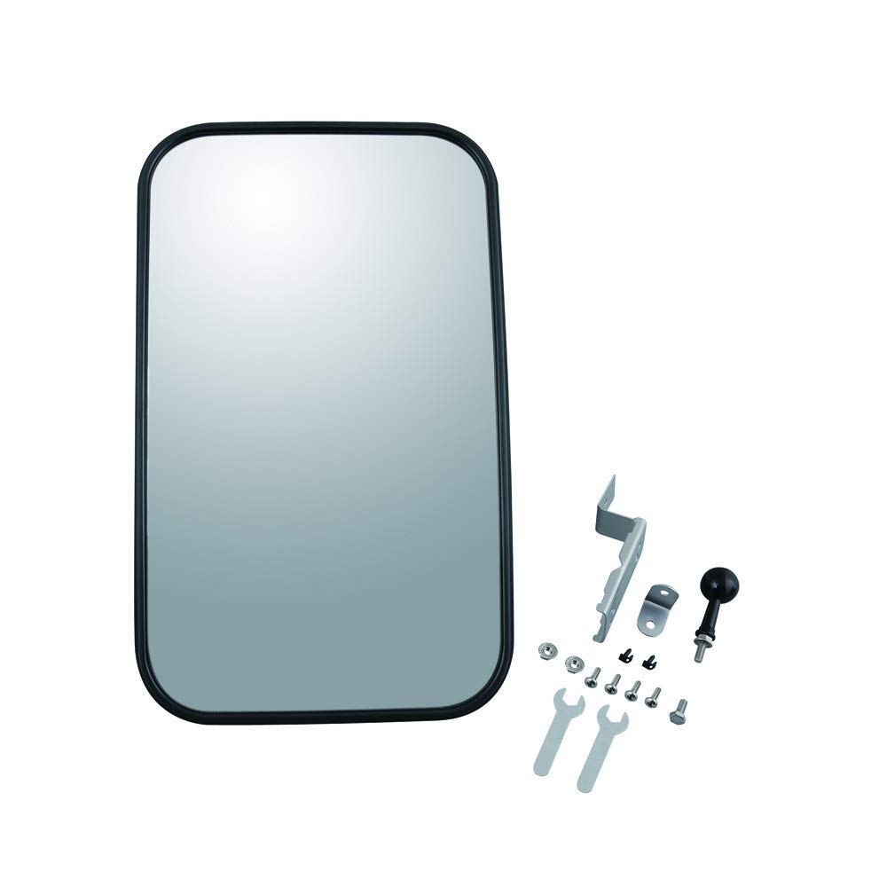 

MYST Garage Mirror, Long Distance (up to 50m), Square, Black, Approx. 370 x 220mm (5127)