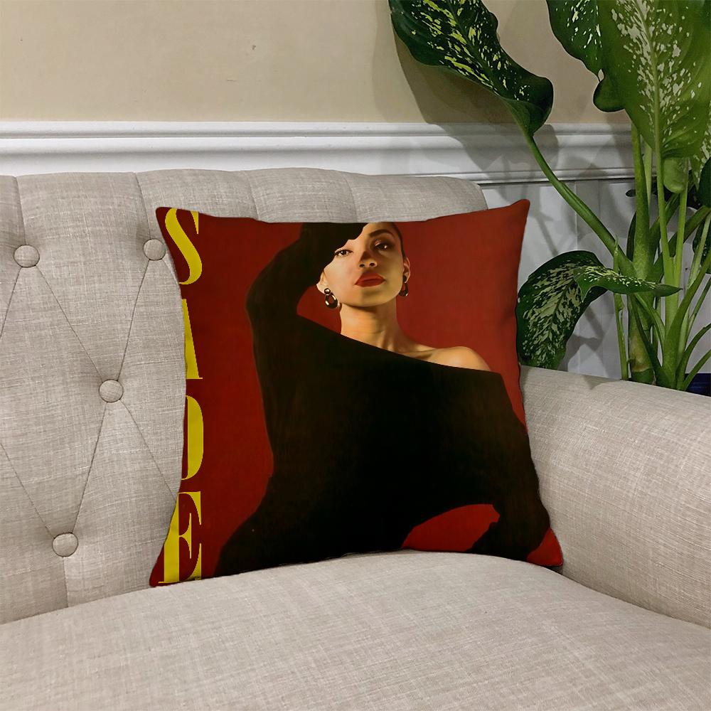 S-Sade Band Rock cushion cover Square Sofa Cushion Cover Casual Skin-Friendly Comfortable Pillow Cover