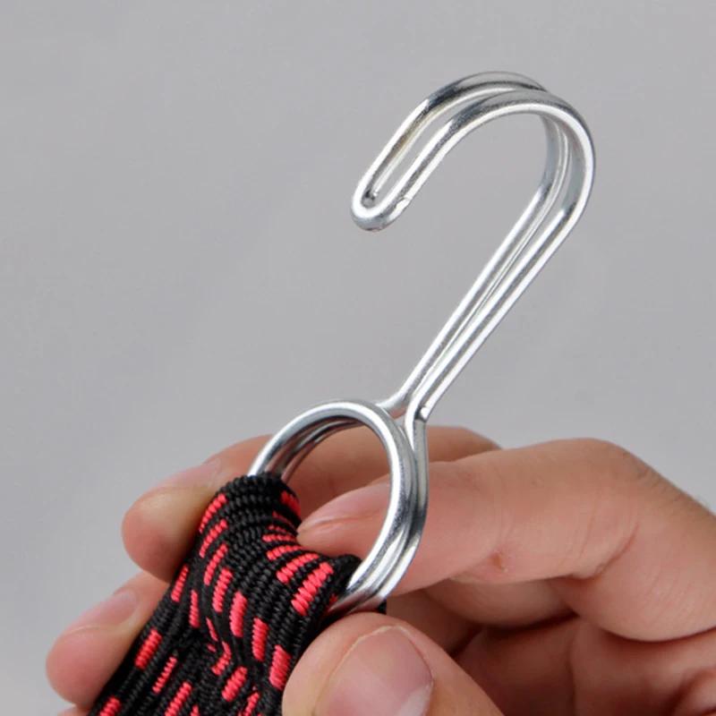Correa elástica para equipaje de motocicleta de 30 mm, correa de goma para equipaje, correas de amarre elásticas, banda ajustable con ganchos, accesorios para motocicleta