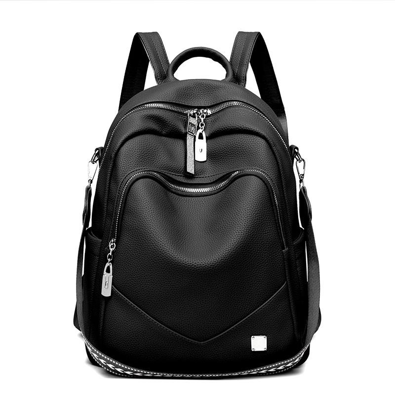 Dámský multifunkční cestovní batoh z měkké kůže