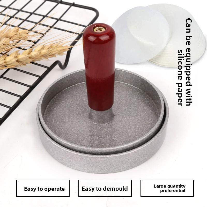 Manual Mini Non-stick Coated Handle Hamburger Press