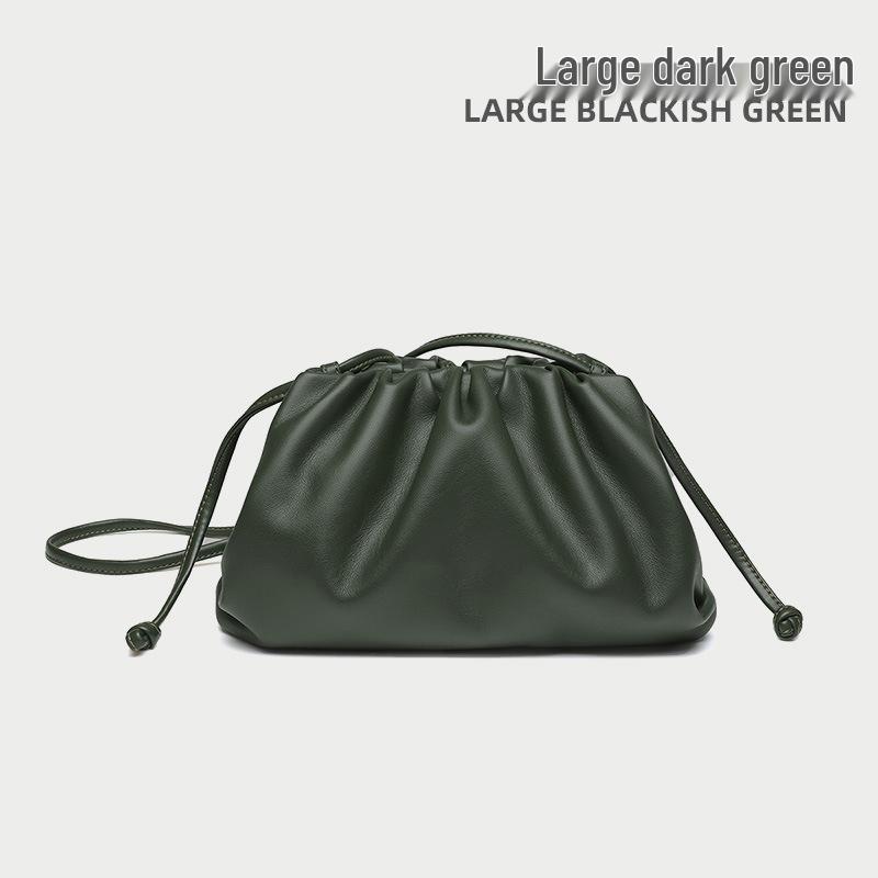 High-End Textured Cloud Dumpling Women's Shoulder Bag - Niche Pleated Design
