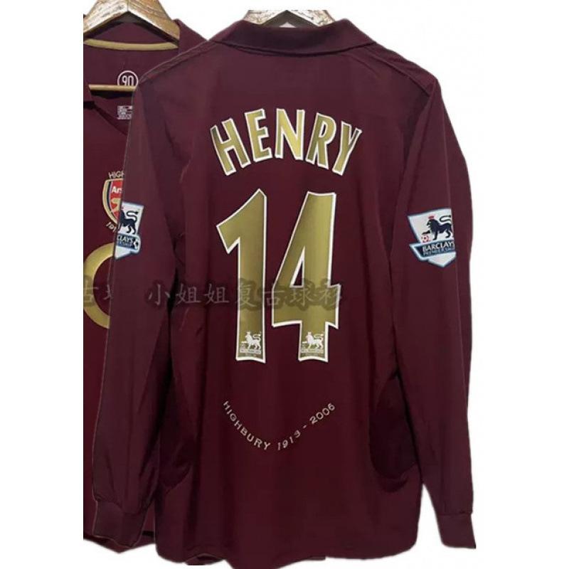 Vintage Jerseys, Football Jerseys, Classic Nostalgic Replica Thai Jerseys, Game Long-sleeved Sportswear