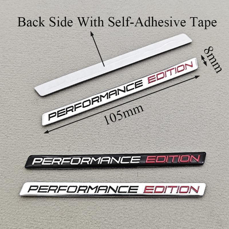 2pcs 3D Aluminum Auto Motorcycle Sticker Logo Performance Edition Decal For BMW Suzuki Kawasaki Yamaha Aprilia Ducati Accessorie Uq2