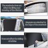 Heat Reduction Magnetic Sunshade Curtain Privacy Protection Auto Sunshade  For Taking a Nap