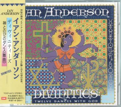 CD IAN ANDERSON - Divinités: Twelve Dances With God TOCP8473 EMI 1995 Japon Rock Occasion