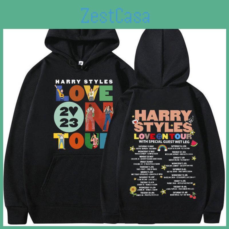 Love Concert Tour 2023 On Hoodie Harajuku Hip Hop Oversized Hoodies Unisex Y2k Clothes Long Sleeve Hooded Sweatshirts Streetwear