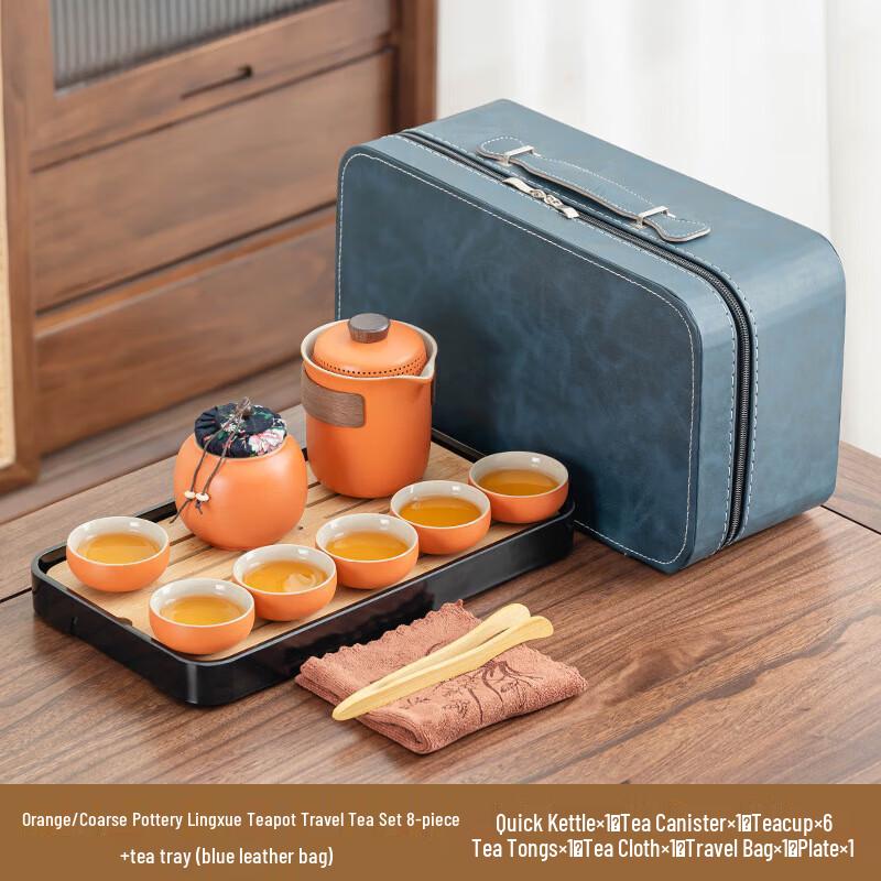 

Chaxun Lingxue Coarse Pottery Tea Set