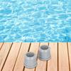 2.5*3.1cm Pool Water Inlet Connectors Easy Installation Connection Adapter Plastic Hassle-Free Setup Robust Materials