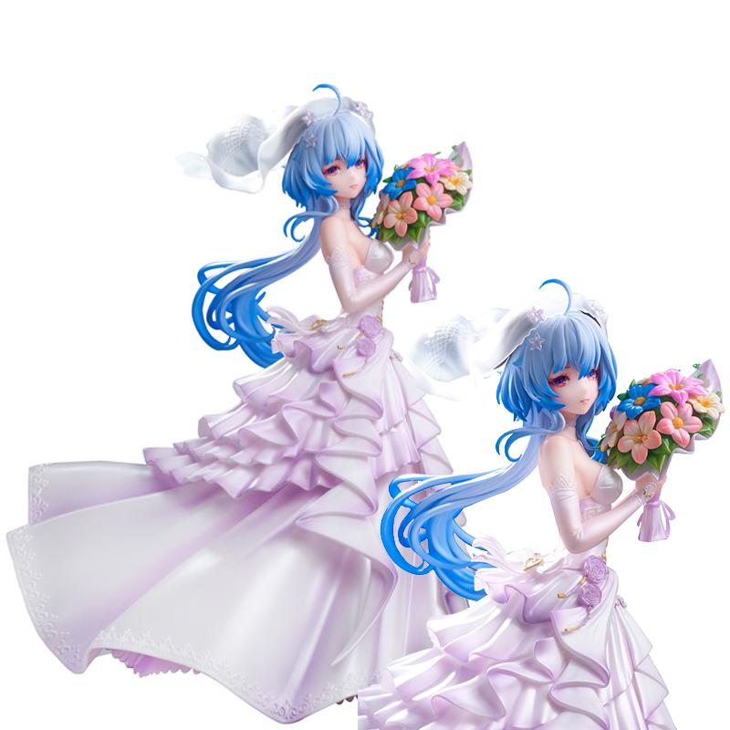 

Сексуальный Ganyu 25 см, игры Genshin Impact, фигурка, свадебное платье, стоячие фигурки, модель Paimon, игрушка, коллекция ПВХ, кукла