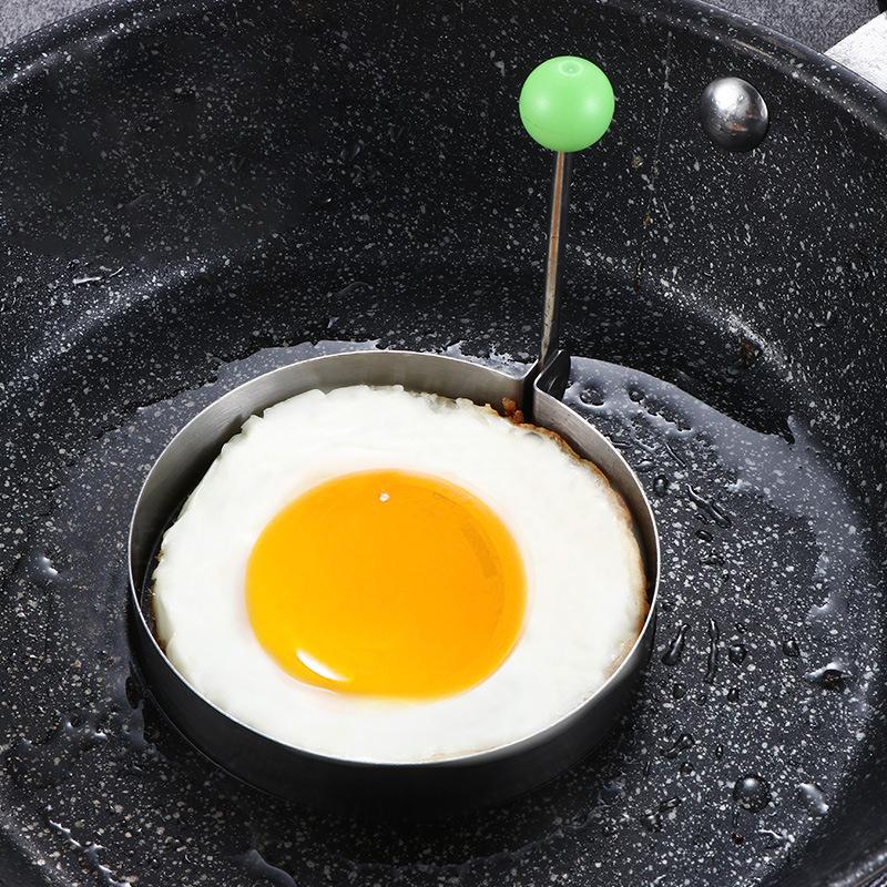 Eakfast Fried Egg Pancake Shaper Omelette Mold Baking Model Kitchen Gadgets Stainless Steel Egg Frying Machine Heart Shaped