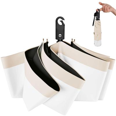 DSDCDJ Folding Umbrella Light UV Completely Protects Six Automatic Sun Heatstroke Includes Storage A Perfect Gift for or Ultra-Lightweight [JIS