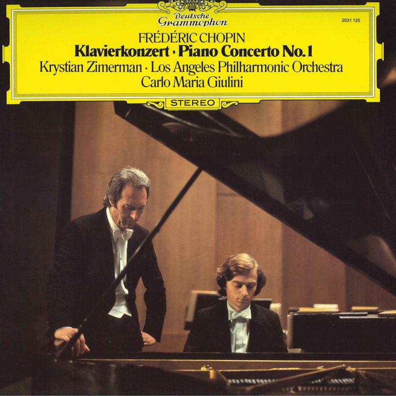 LP Record ZIMERMAN GIULINI LOS ANGELES PHILHA - Chopin Klavierkonzert Piano Concert 2531125 DEUTSCHE GRAMMO 1979 Germany Classical Used
