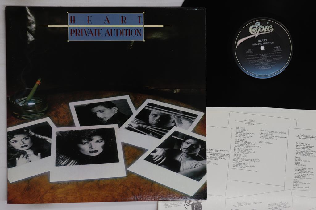 LP Record HEART - Private Audition FE38049 EPIC 1982 US Rock Used