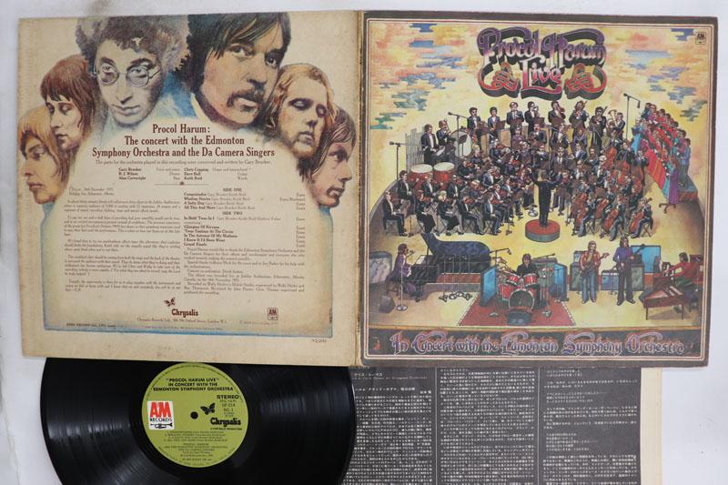 

LP Record PROCOL HARUM Live In Concert With The Edmonton GP214 AM 1972 Japan Rock Used