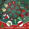 Christmas Decoration Headbands for Women Antlers Snowman Christmas Tree Head Buckle Decorations Xmas Party Gift Hair Accessories