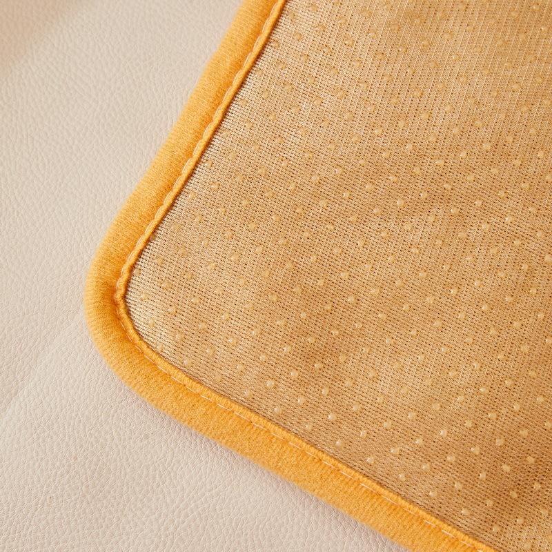 3pcs/set Lamp Plush Recliner Sofa Mat Solid Color Soft Armchair Backrest Armrest Towel Single Sofa Dust Pad with Storage Bags