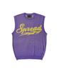 BROWNBREATH Spread Knit Vest - Purple