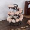 Kitchen Creative Spiral Egg Rack With Hanging Basket For Home Storage And Organization