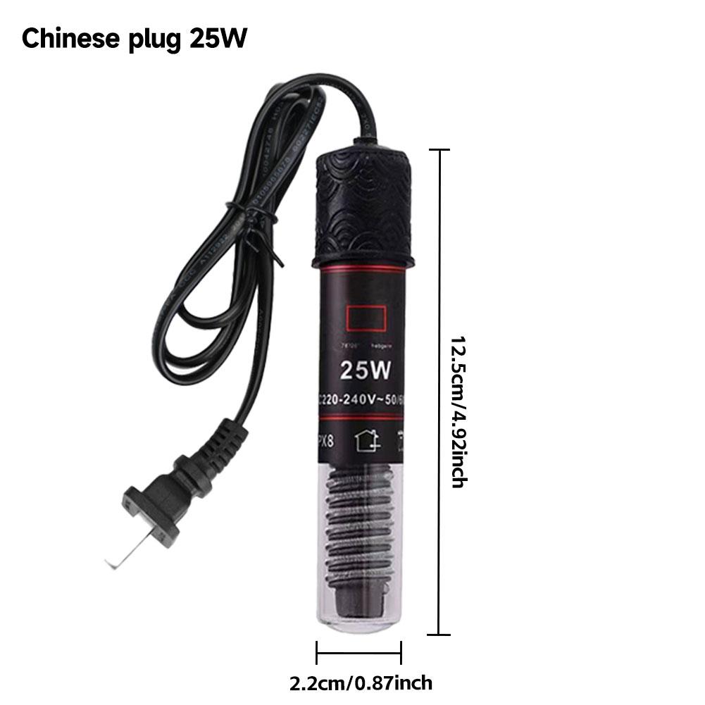 Mini Aquarium Heater Safe Shrimp/Turtle/Fish/Reptiles 27-26℃ Thermostat Aquarium Basking Heater Small Tank Heater