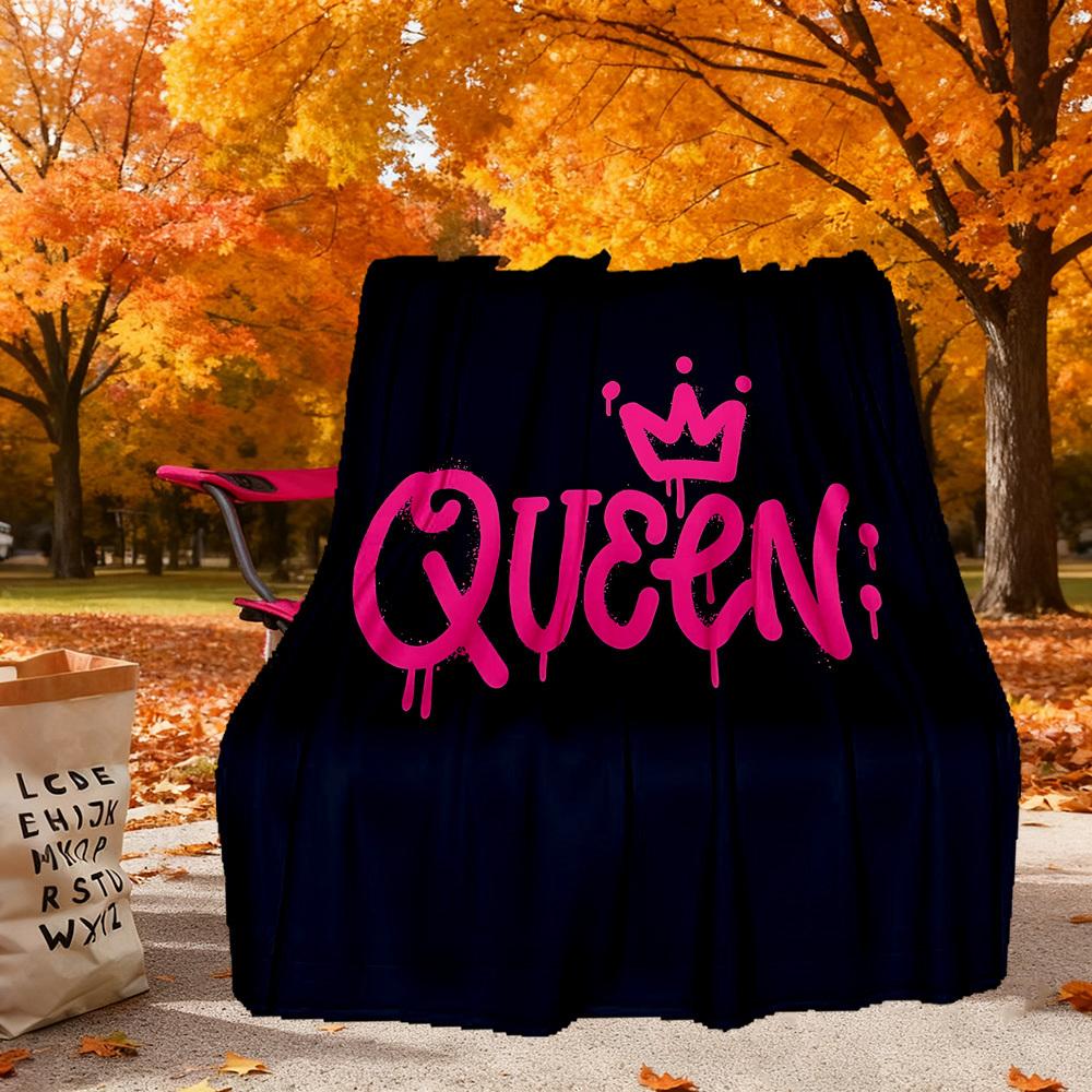 1pc Harley Quinn Outdoor Blanket - Throw Blanket, Soft , Flannel Blankets, Living Room, Travel, Camping c1209069