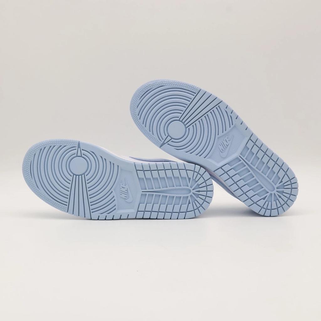 DC0774-141 Nike Jordan 1 Low Aluminum Ice Blue White Sky University (Women's)