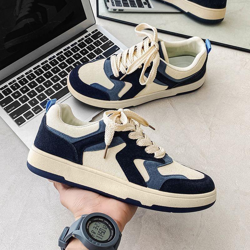 

Fashion Casual Shoes for Men Chunky Young Students Splicing Colour Sneakers Size 44 Deals Fashion 2025 Without Leather Elegant Man Shoe 44