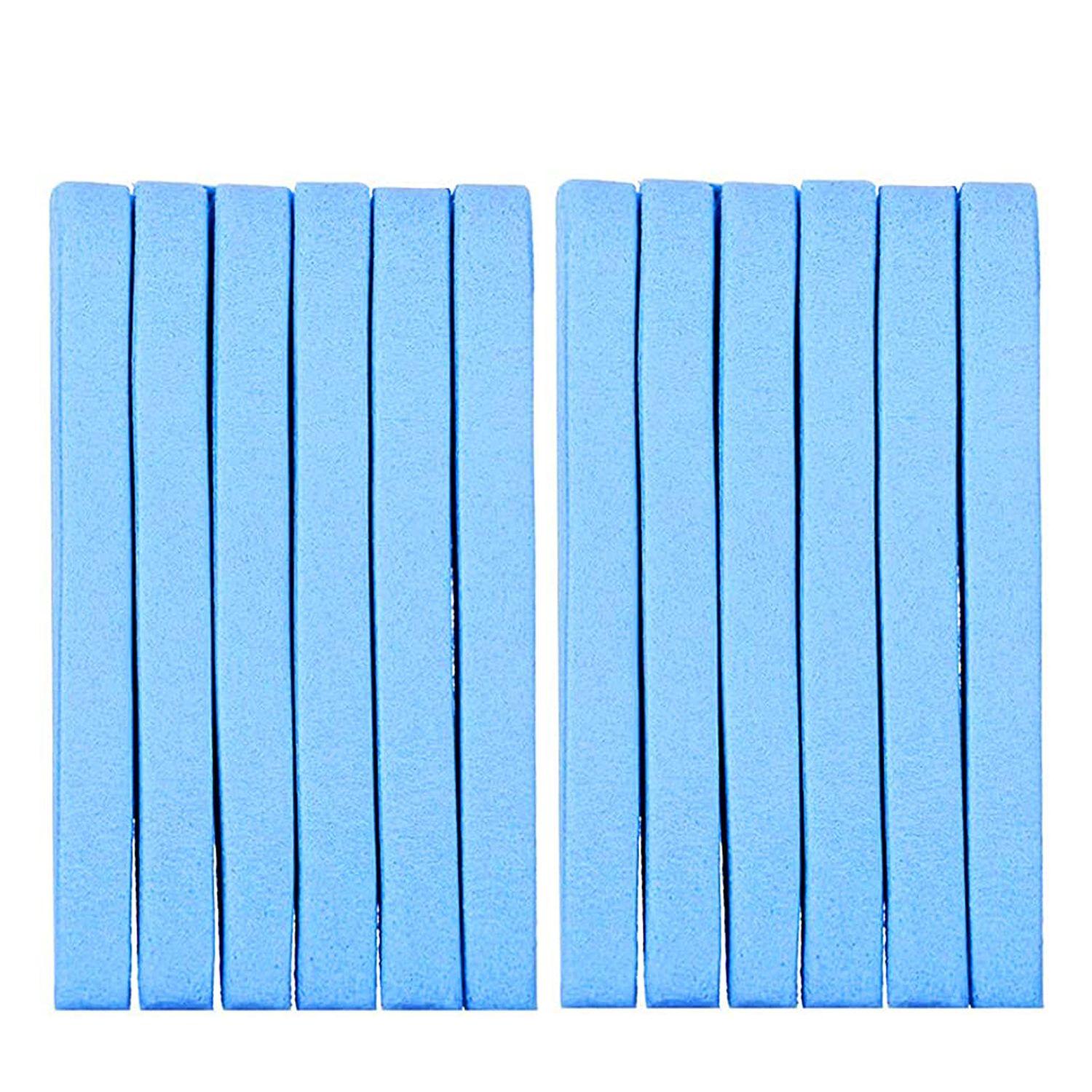 

12 шт. Инструмент для ухода за кожей в спа, Снятие макияжа, Губка для лица, Спонжи для умывания, Косметическая пуховка, Очищающая подушечка синий