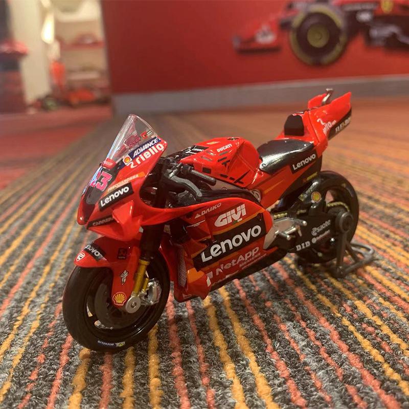 Stock Maisto 1:18 Season Ducati Honda Yamaha Motorcycle Alloy Micro-die-cast One-piece Model Custom Children's Toy Gift