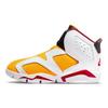 Jordan Air  6 Comfortable Versatile Mid-Top Kids Basketball Shoes Kids Sneakers White Yellow DR8497-761