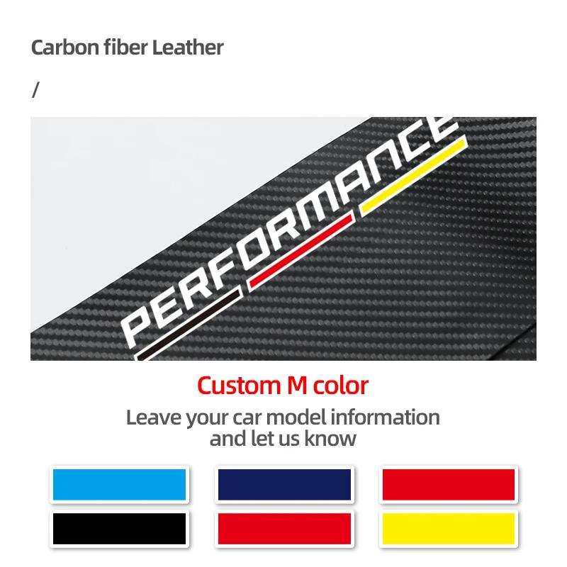 For BMW E90 F10 F30 F20 F34 F07 X3 F25 X5 F15 E70 X1 E84 Carbon Fiber PVC 4pcs Car Door Anti-Kick Pad Stickers Protector Films